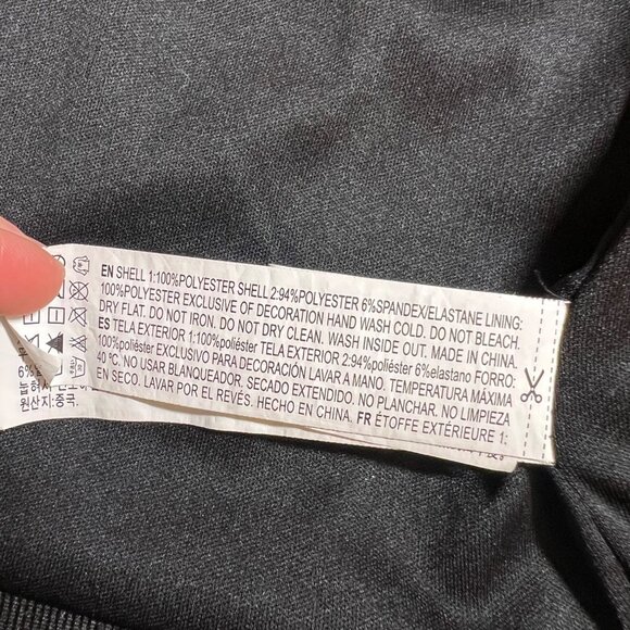 Zip Jacket with Sequins Occasion Event NYE Bling Party Stretch Pockets 2X - Picture 11 of 11